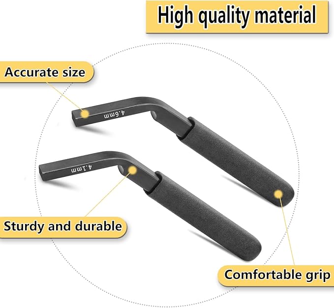 Engine Brake Adjustment Tool for Detroit Diesel DD13 DD15 DD16 Feeler Gauge Alternative to W470589042300 W470589022300 (4.6MM & 4.1MM)