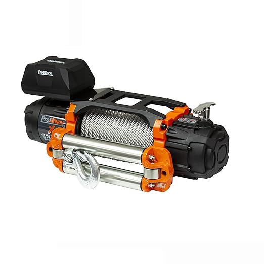 Prowinch 9500 lbs Electric Waterproof Winch Steel Rope Steel Roller 12V Wireless