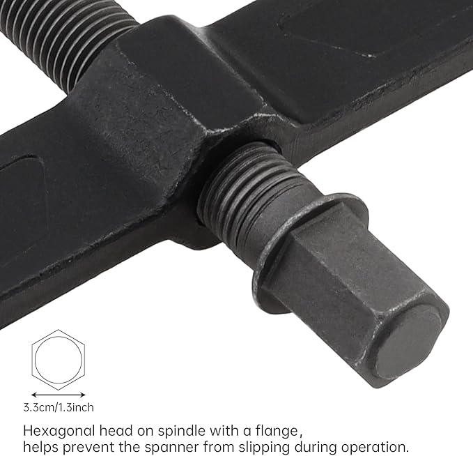 ChgImposs 16 Inch 2-Jaw Gear Puller, Heavy Duty CR-V Adjustable Reversible Bearing Puller Tool for External & Internal Removal of Pulleys, Flywheels, Bearings, Gears, Brake Drums