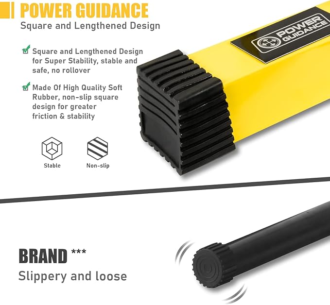 POWER GUIDANCE Dip Bar, Dip Stand Station for Full Body Strength Training, Adjustable Height 30Inches - 38.6Inched, 3 Colors Available