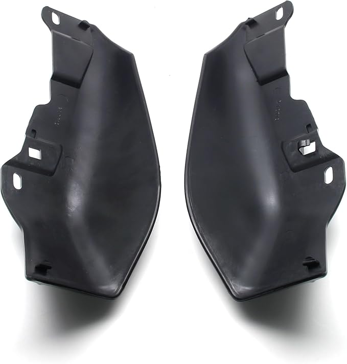 MZS Mid Frame Air Deflector, Touring Heat Shield Cover Accessories Black Left Right Set Compatible with Road Glide Electra Street Glide Road King 2009-2024