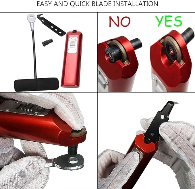 Windshield Removal Tool Kit,Windshield Removal Tool,Windshield Installation Kit,Universal Car Windscreen Quick Release Cold Knife Windshield and car Window Glass Urethane Scraper Tool Set