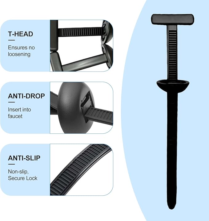 Nylon Universal Cable Tie Buckle,New Multifunctional Cable Tie Buckle for Car Daily Repair,Heavy Duty Self-Locking Nylon Zip Ties Holder,UV Resistant Zipties for Car Daily Auto Fixing (50pcs)