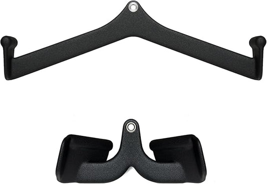 Ergonomic LAT Pull Down Bars, Back and Triceps Strength Training Equipment, LAT Pulldown Attachments, Cable Attachments for Home Gym