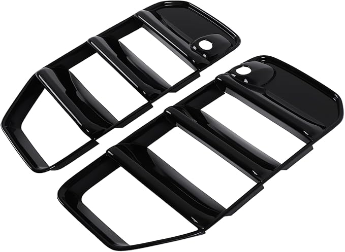 Front Bumper Guards Cover Compatible with Mercedes-Benz G Class G63 2025+, Front Lower Bumper Cover Grille Lower Side Air Intake Air Vent Outlet Decorative Trim Auto Accessories (Glossy Black)