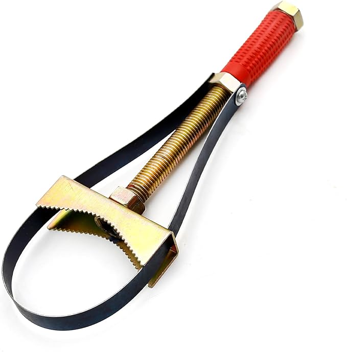 UOIENRT Adjustable Oil Filter Wrench Disassembly Tool Replacement for Truck Excavators(9-15cm Diameter)