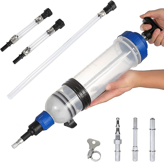 Fluid Extractor, Automotive Fluid Extractor Pump Manual Fuel Suction & Filler, Efficient Oil Extractor Pump for Fluid Extraction (1500ML)