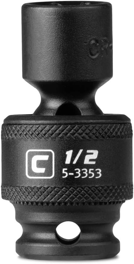 Capri Tools 1/2-Inch Universal Impact Socket, 3/8-Inch Drive, 6-Point, SAE