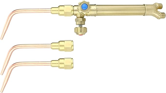 SÜA - Ligth Duty Welding/Brazing Torch Handle Compatible with Victor Series ''J'' + Welding Tips
