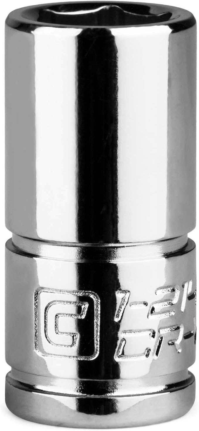 Capri Tools 8 mm Shallow Socket, 1/4-Inch Drive, 6-Point, Metric