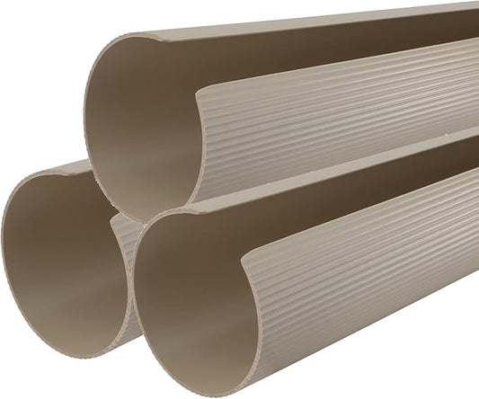 RecPro RV Patio Awning Cover Kit | 50" Segments Overlap to Protect Awning Fabric | White, Gray or Tan | Kits Up to 24 Feet | Made in USA (5-pc - Fits Awnings up to 20ft, Tan)