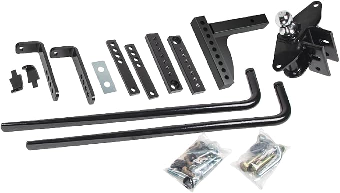 Reese 49913 Integrated Sway Control Weight Distribution Kit For Trailer , 11,500 lbs. Capacity, Shank Included.