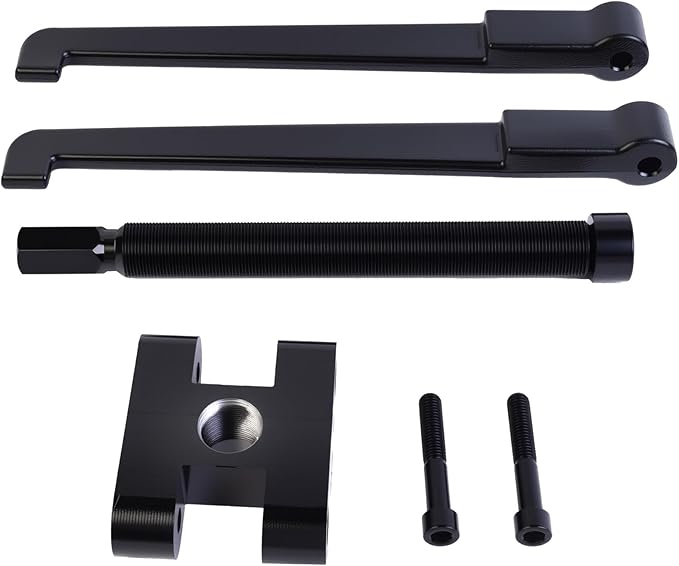 Lower Unit Bearing Carrier Puller Tool for Outboard and Sterndrive Gearcases 115HP and Above, Adjustable Arm Design for Precise Fit and Easy Removal (Black)