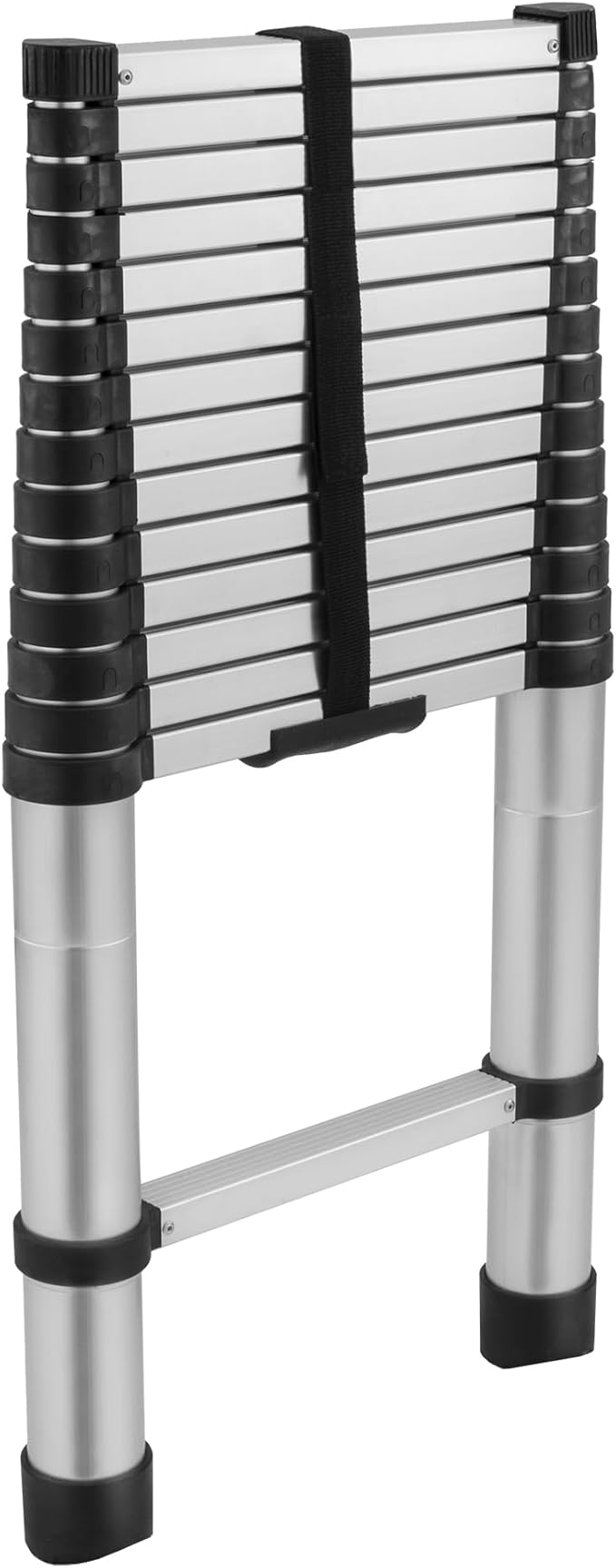 RecPro RV 14.5' Telescoping Ladder | 15 Steps | Weighs 28 lbs | 330 lb Load Capacity | Aluminum Body | Locks Into Place