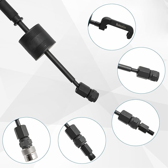 Engine Tools Diesel Injector Extractor Puller Kit Common Rail Tool Slide Hammer Puller Adaptors Fit for Mercedes Benz