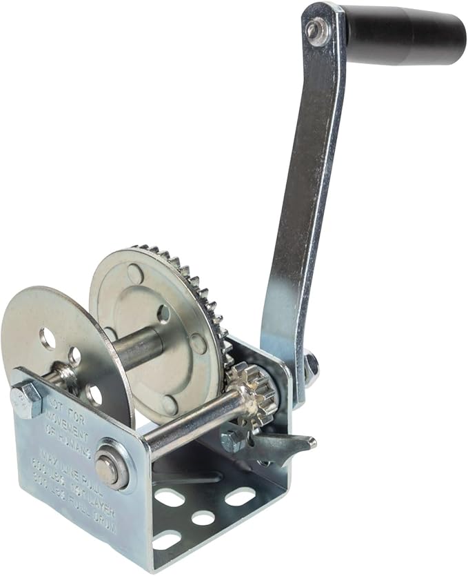 Reese Towpower 74337 600 Pound Capacity Winch , Black