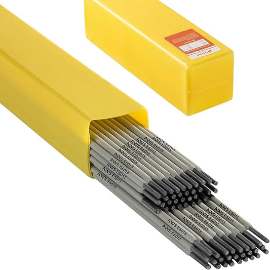 E6013 Welding Rods 1/8" 4.4LB - Carbon Steel Stick Electrodes with Low Spatter & Easy Slag Removal for ARC Welding, Home Repair, Construction