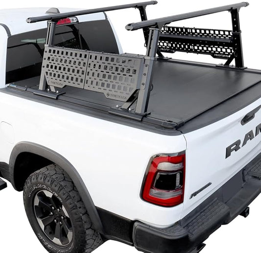Syneticusa AR Automatic Retract Hard Tonneau Cover+R1 Rack+Side Panels Fits 2016-2026 Toyota Tacoma 5' Truck Bed Waterproof Accessories Retractable