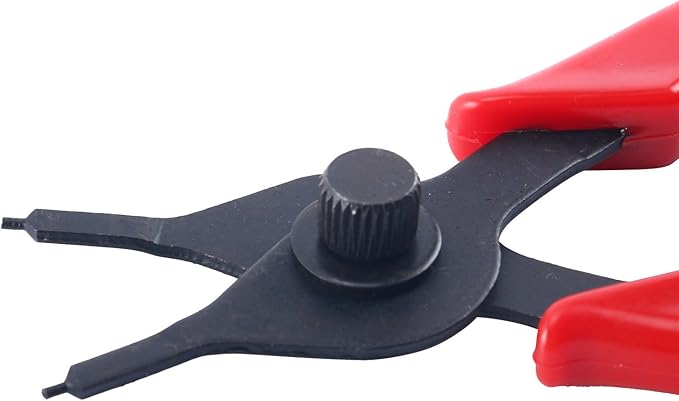 8milelake 10pcs Snap Ring Plier Set, Internal & External Circlip Pliers Set, Retaining Ring Circlip C Clip Pliers, Combination Retaining Clip Car Truck Motorcycle