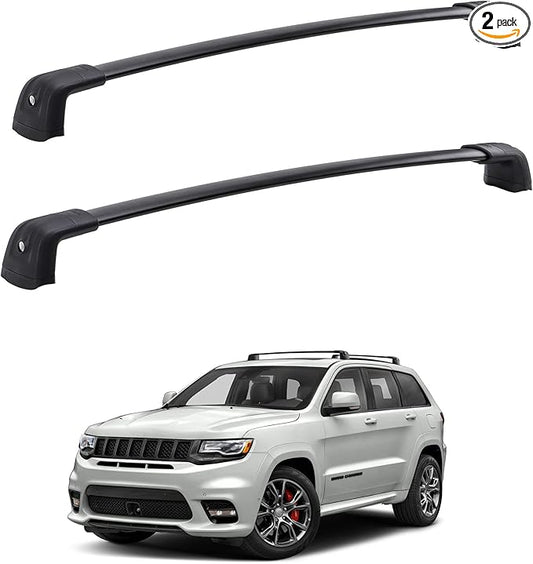 220LBS Roof Rack Cross Bars for 2011-2022 Grand Cherokee Altitude/SRT/Trackhawk, Aluminum Car Cargo Crossbars Rooftop Luggage Kayak Bicycles Canoe Carrier