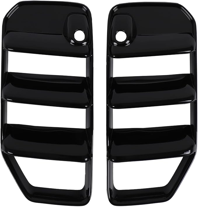 Front Bumper Guards Cover Compatible with Mercedes-Benz G Class G63 2025+, Front Lower Bumper Cover Grille Lower Side Air Intake Air Vent Outlet Decorative Trim Auto Accessories (Glossy Black)
