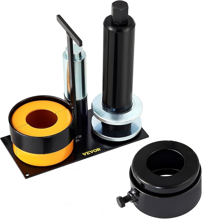 VEVOR Carrier & Pinion Bearing Puller, Compatible with Dana 30, 40, 60, 70, Ford 9" Bearings, Pinion Puller Tool with 2 Clamshells, 45# Steel Clamshell Carrier Bearing Puller for Auto Repair