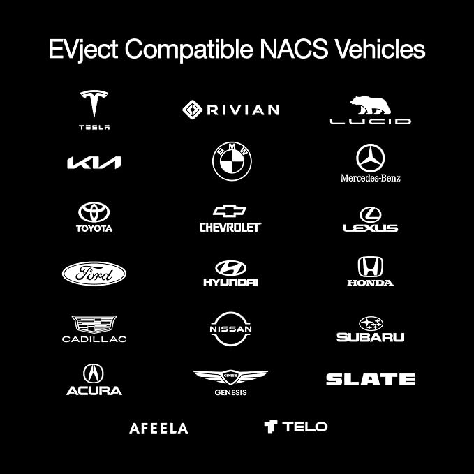 Escape Connector 2.0 - Electric Vehicle NACS Charger Connector for Safe Emergency Breakaway - Compatible with Model S/X/Cybertruck - Level 1, 2 & DC Fast Charging