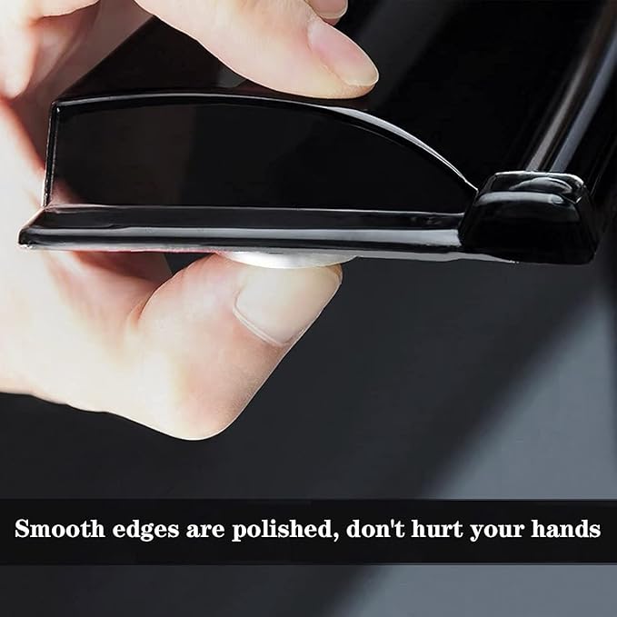 94924 Side Window Visor Wind Vent Deflector fit for 2003-2009 Toyota 4Runner (N210),4pcs Outside Mount Style Tape-On Dark Smoke Nice Sun Rain Guards Set