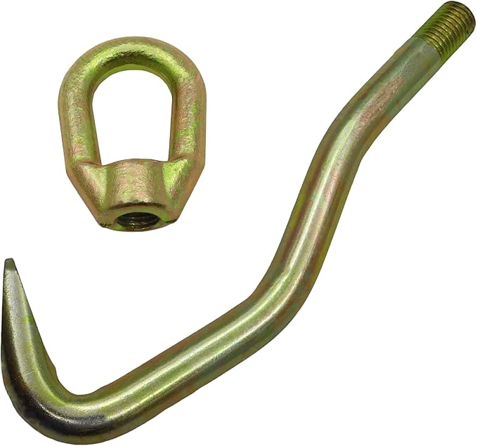 Auto Body Frame Hook with Swivel Head | Body Metal Collision Repair Tool for Repair Shop/Garage 6600 Lbs 360 Degree Rotary Hook Ring