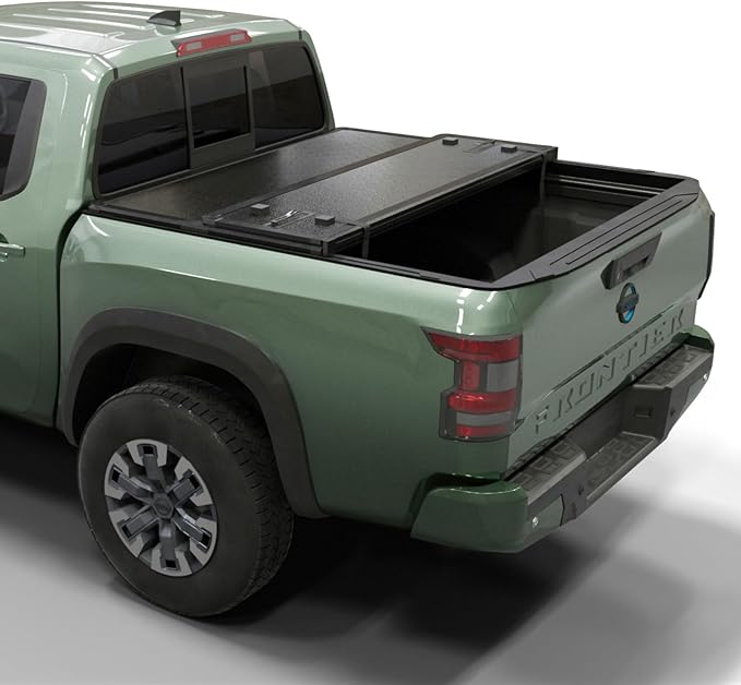 Hard Folding Truck Bed Tonneau Cover|HTF033|Fits 2005-2026 Nissan Frontier 5ft Bed (60")
