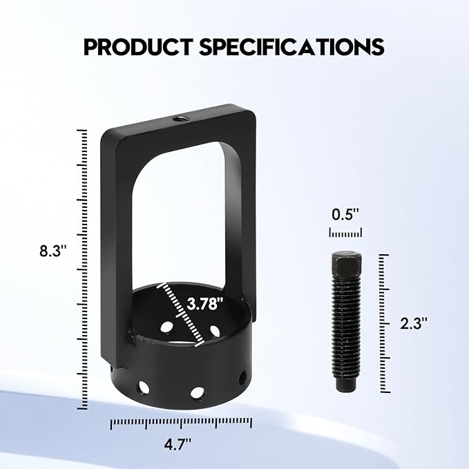3.75 inch CV Axle Shaft Puller Tool Kit ，UTV/ATV CV Axle Removal Tool，Heavy Duty Axle Puller with Slide Hammer for Cars, Trucks, ATV & UTV - CV Joint & Driveshaft Removal Tool Set