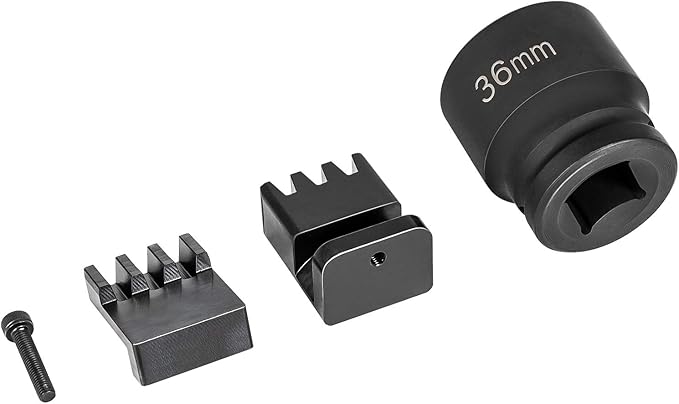 Sunluway 22100 Flywheel Locking Tool with 36mm 3/4" Drive Harmonic Balancer Socket for 6.6L Duramax Engine