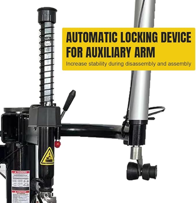 24'' Rim 1.5HP Tire Changer w/Assist Arms and 10''-24'' Rim Tire Balancer Combo and 3HP Oil-Free Air Compressor for Tire Repair and Wheel Balancing Garage Shop Equipment w/ 1 Year Full Warranty