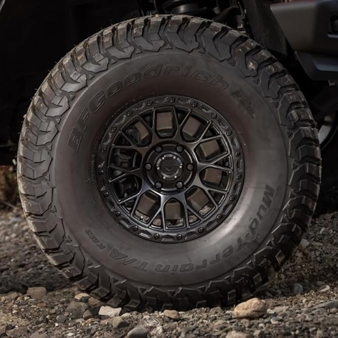 Vorsteiner Offroad VR-605BL 17X9 Coal Black Truck Wheel Set fits Ford F-150/F-150 Raptor/Bronco Raptor 2010+ (5 Wheels Included)