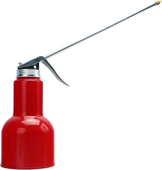 High Pressure Pistol Hand Pump Oil Can,with Handle and 9.65" Metal Spout(16 oz/500ML)