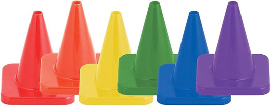 Champion Sports Hi Visibility Flexible Vinyl Cones