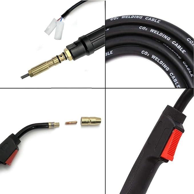 10ft Mig Gun Parts Replacement Fits Hobart Handler 130XL, 135, 140, 175, 187 and AutoArc XLT142 & XLT182 mig welder H-10/195957 H100S2-10/245924 guns