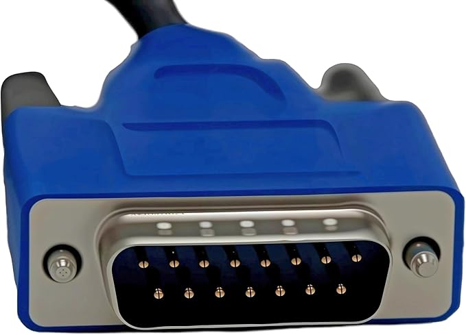 9-Pin Deutsch Adapter (1-Meter) for USB-Link 2 & 3, J1708 J1939 CAN1 CAN2 CAN3 Heavy Duty Vehicles,Black ‎493128