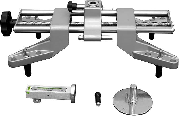 3D DSP Wheel Alignment Clamp with Magnetic Adapter for 11-25" Rims, Camber Caster Gauge Attachment Wheel Alignment Tool