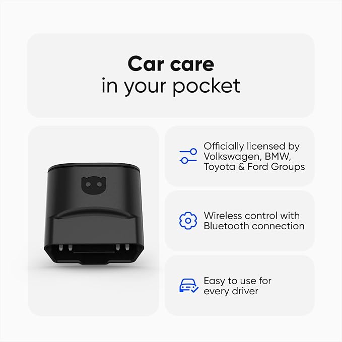 OBDeleven 3 Diagnostic Tool Scanner for Audi Seat Cupra Skoda Volkswagen BMW Mini Toyota Ford (Android & iOS)