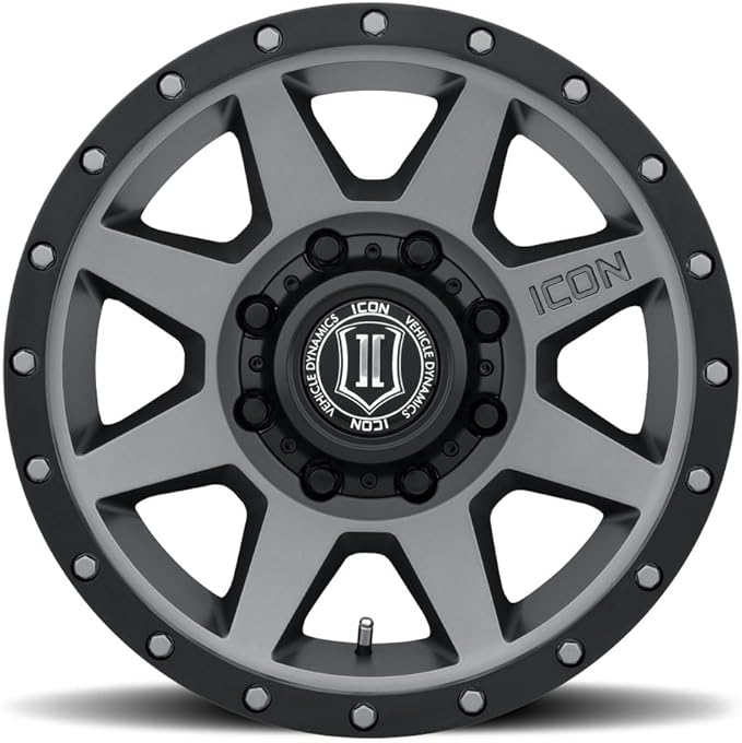 ICON Alloys Rebound HD, Titanium, 17 x 8.5/8 x 170, 6mm Offset, 5" BS, 1817858150TT