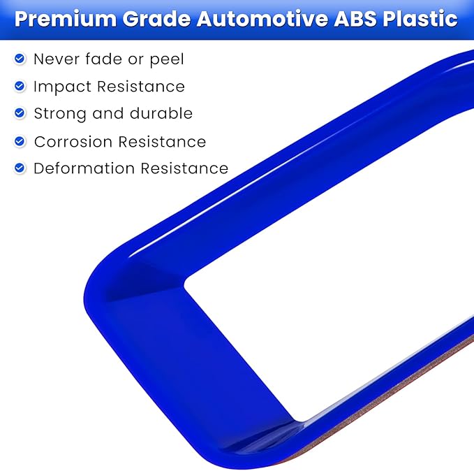 Front Grille Mesh Inserts & Headlight Cover for Jeep Wrangler JL JLU Sport & Sport S Only 2018-2023 Exterior Accessories Clip-in Grille Guard Cover Headlight Bezels Trim Ring (Blue 9PCS)