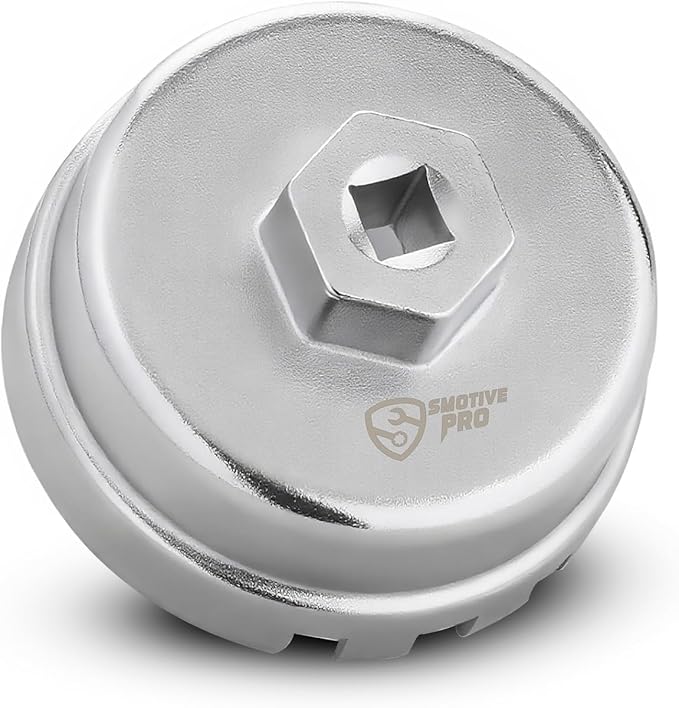 Oil Filter Wrench for TOYOTA,14 flute 6Slots Cap Style oil filter removal tool for Corolla, Prius, Prius Prime, Prius V, Matrix, CT200h, Scion iM/iQ/xD 1.8L Engine