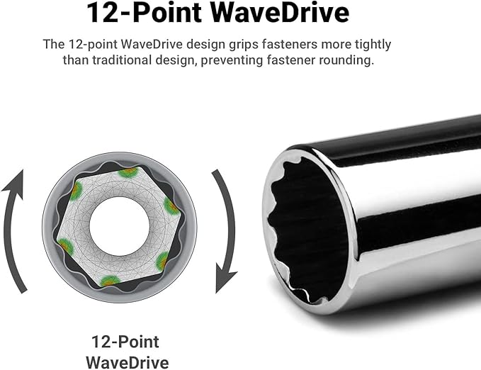 Capri Tools 13/16 in. Deep Socket, 3/8 in. Drive, 12-point, SAE