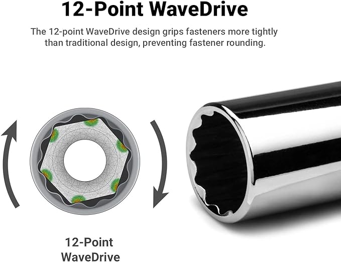 Capri Tools 7/32 in. Shallow Socket, 1/4 in. Drive, 12-point, SAE