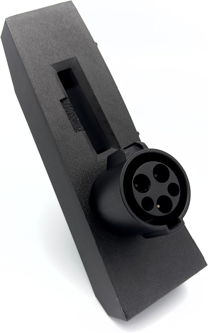 Door Dock for Tesla/J1772 Adapter for Model Y and Charger Locking Ring Bundle 2023-2025 (Orange)