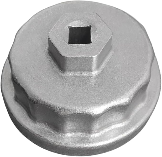 64.5mm Oil Filter Wrench Tool Socket for Camry RAV4 4Runner Tacoma Lexus (2005-2021) - 14 Tooth 4-Slot Removal Tool Fits 2.0L 2.4L 2.7L 3.5L 4.0L 4.6L 5.7L Engines
