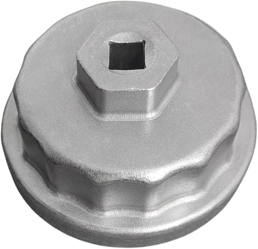 64.5mm Oil Filter Wrench Tool Socket for Camry RAV4 4Runner Tacoma Lexus (2005-2021) - 14 Tooth 4-Slot Removal Tool Fits 2.0L 2.4L 2.7L 3.5L 4.0L 4.6L 5.7L Engines