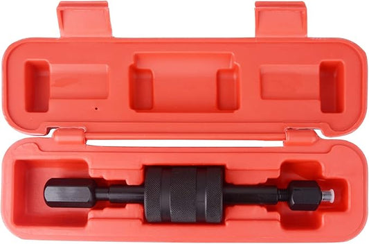 DAYUAN Diesel Injector Puller Tool with Slide Hammer, Fuel Injector Remover with M8 M12 M14 Thread Adapters