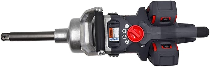 Ingersoll Rand W9691-K2E 20V High-Torque 1" Cordless Impact Wrench Kit, 2 Batteries and Charger, 6" Extended Anvil